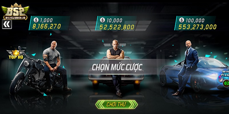 Fast & Furious - Game nổ hũ siêu hot tại B52 Club