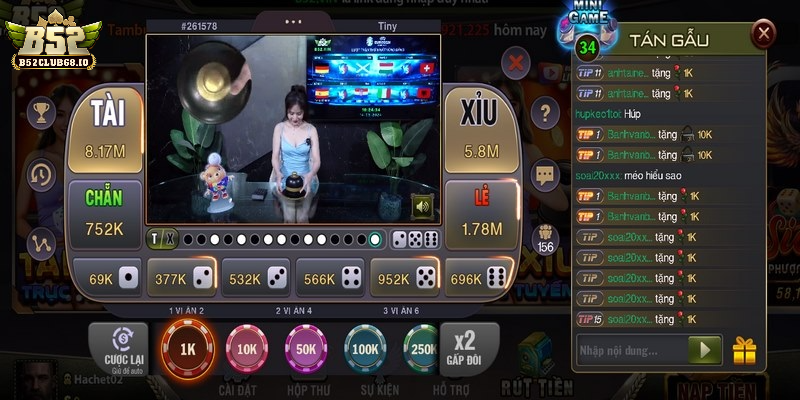 Game hot B52 Club Tài xỉu dễ chơi dễ thắng